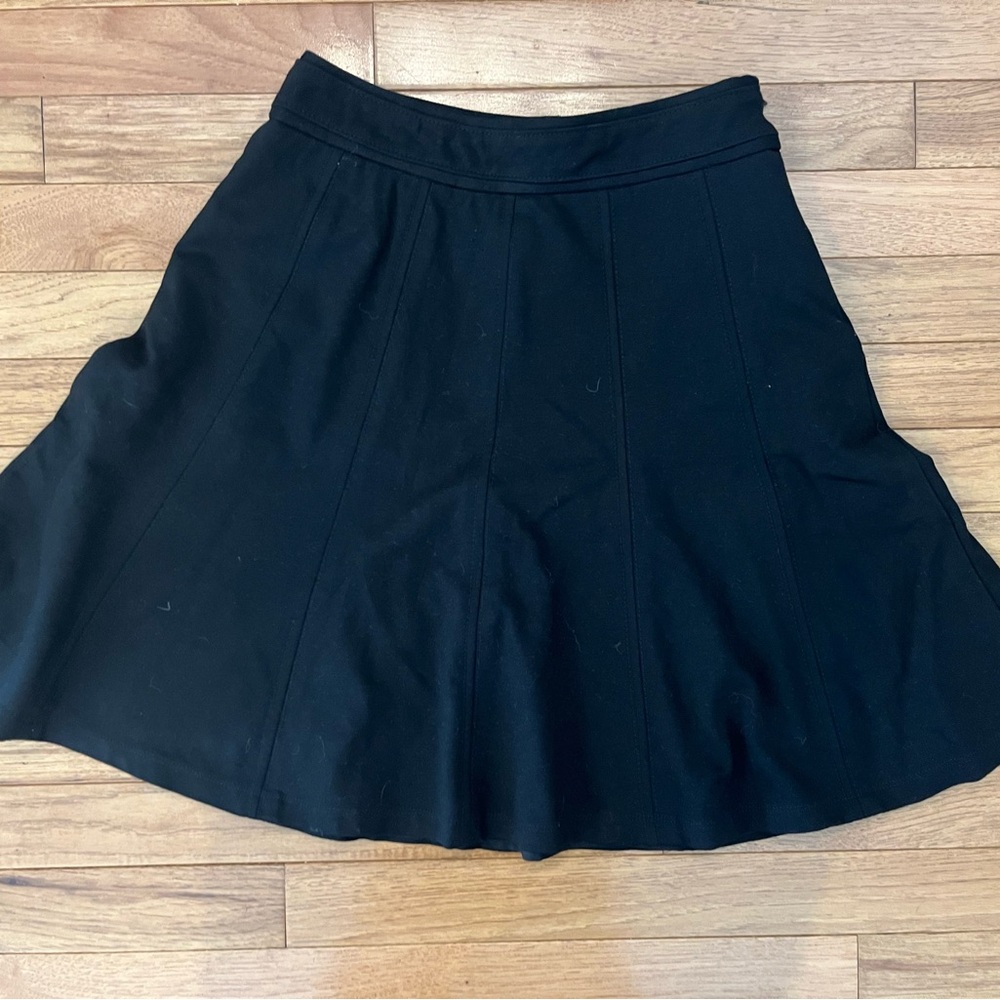 White House Black Market Black Skater Skirt